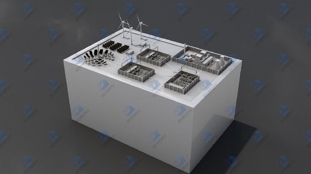新能源發(fā)電模型：風(fēng)、光、火 電能源調(diào)峰仿真模型